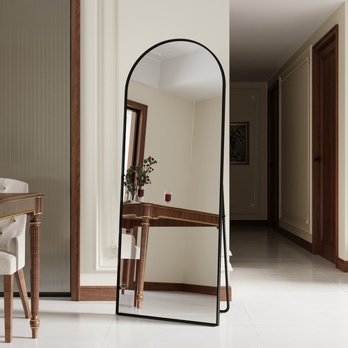 Black full length mirror - black,