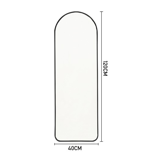 120cm tall full - length, arched