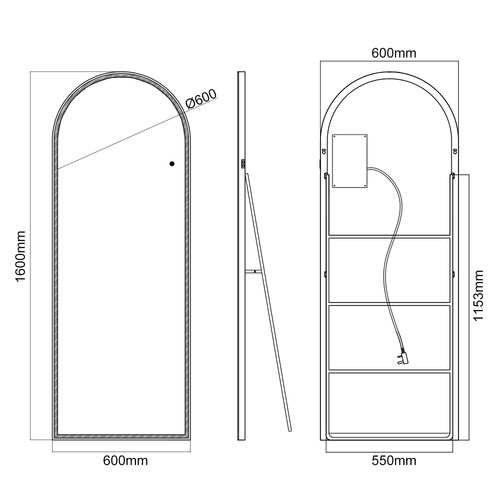 Large full length mirror - large,